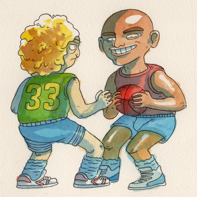 Jordan vs Bird: One on One